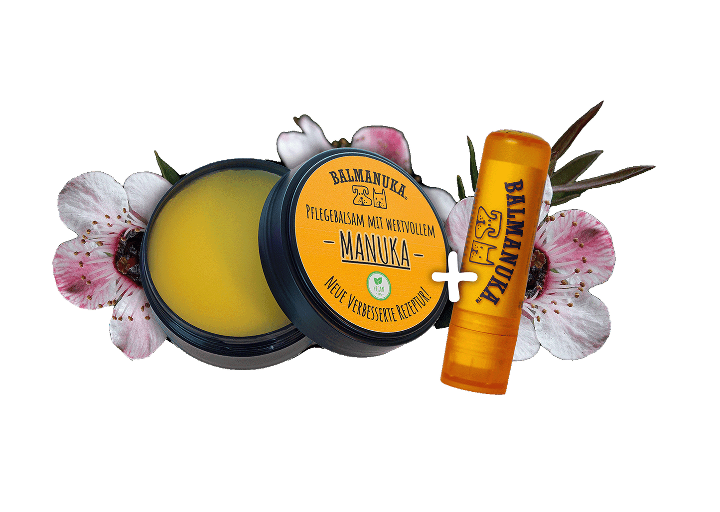 Balmanuka Pflegebalsam Set mit Tiegel und Drehstift
